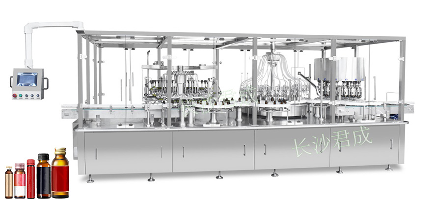 玻璃瓶口服液洗灌封一体机