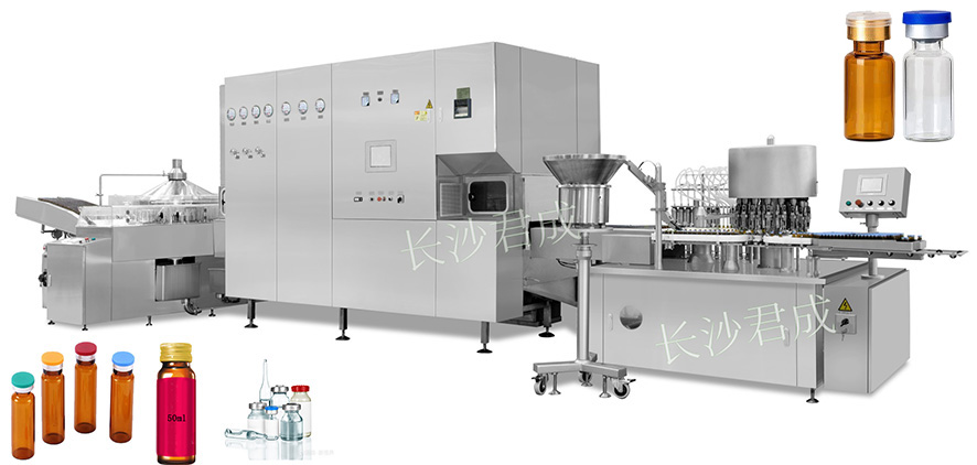 玻璃瓶洗烘灌封联动生产线
