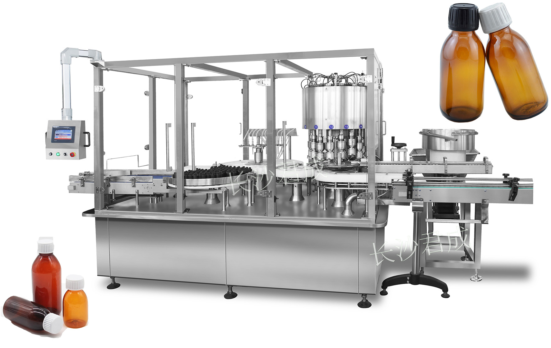 跟踪灌装旋盖机